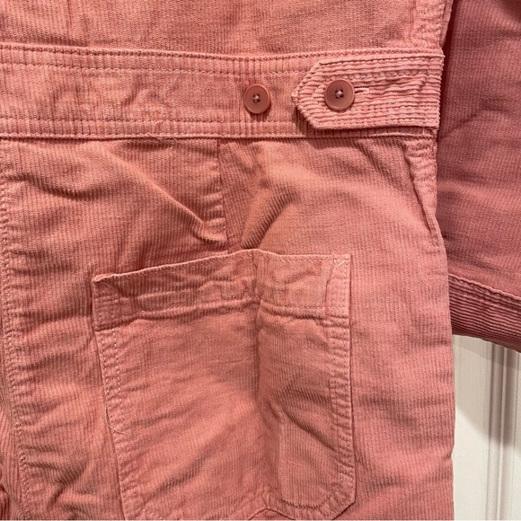 J Crew Foundry Garment-Dyed Corduroy Coverall Jumpsuit Weathered Rose Size 10 - Picture 4 of 14